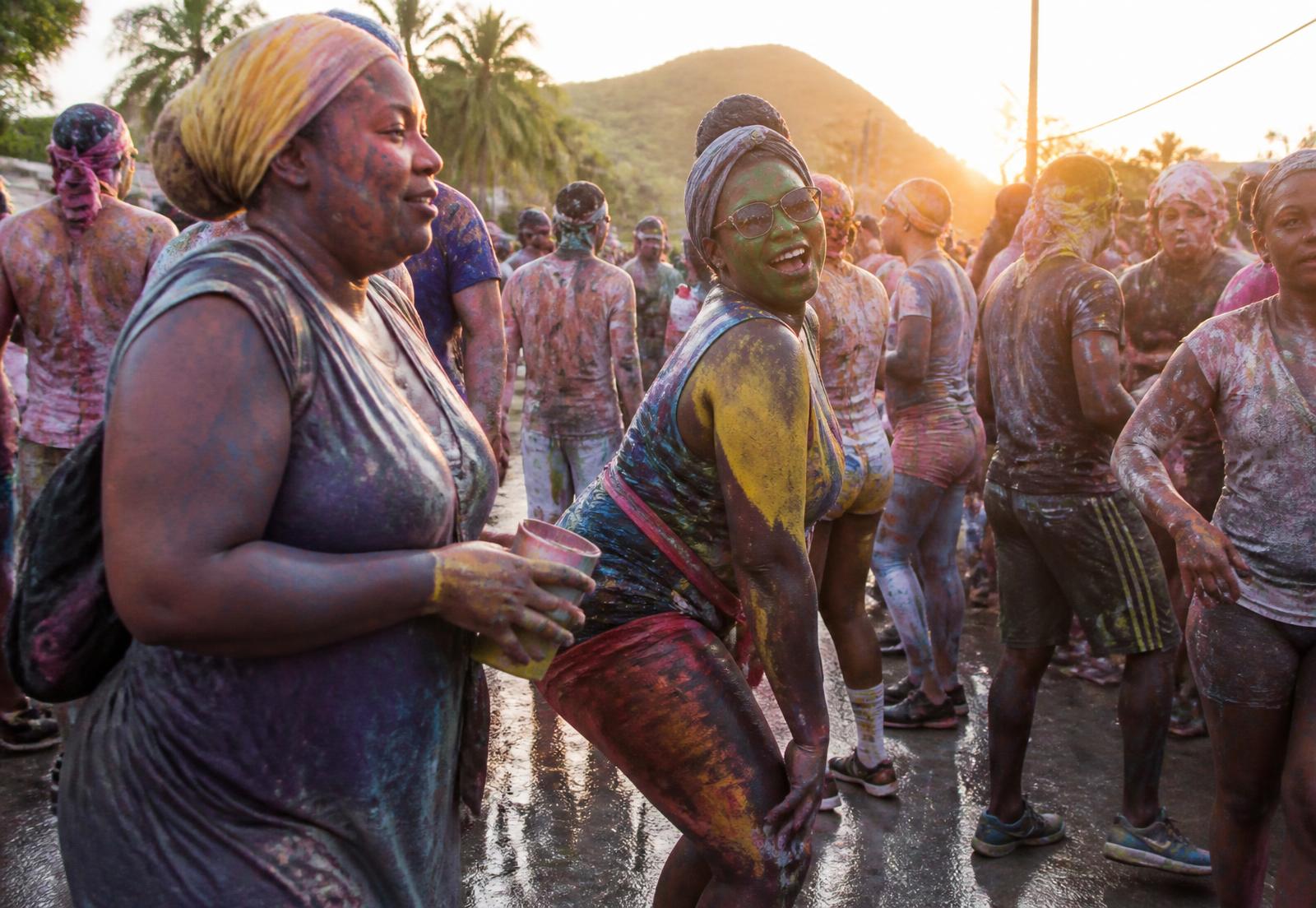 J'ouvert morning celebration in Saint Lucia